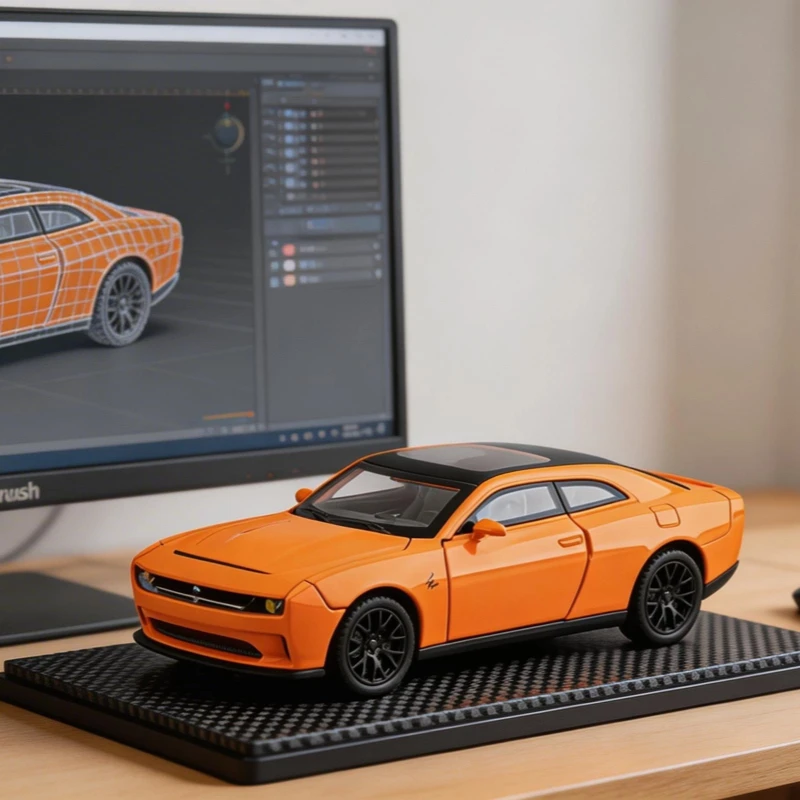 

1:32 New energy alloy sports car model simulation toy pullback high-end display exhibit boy gift