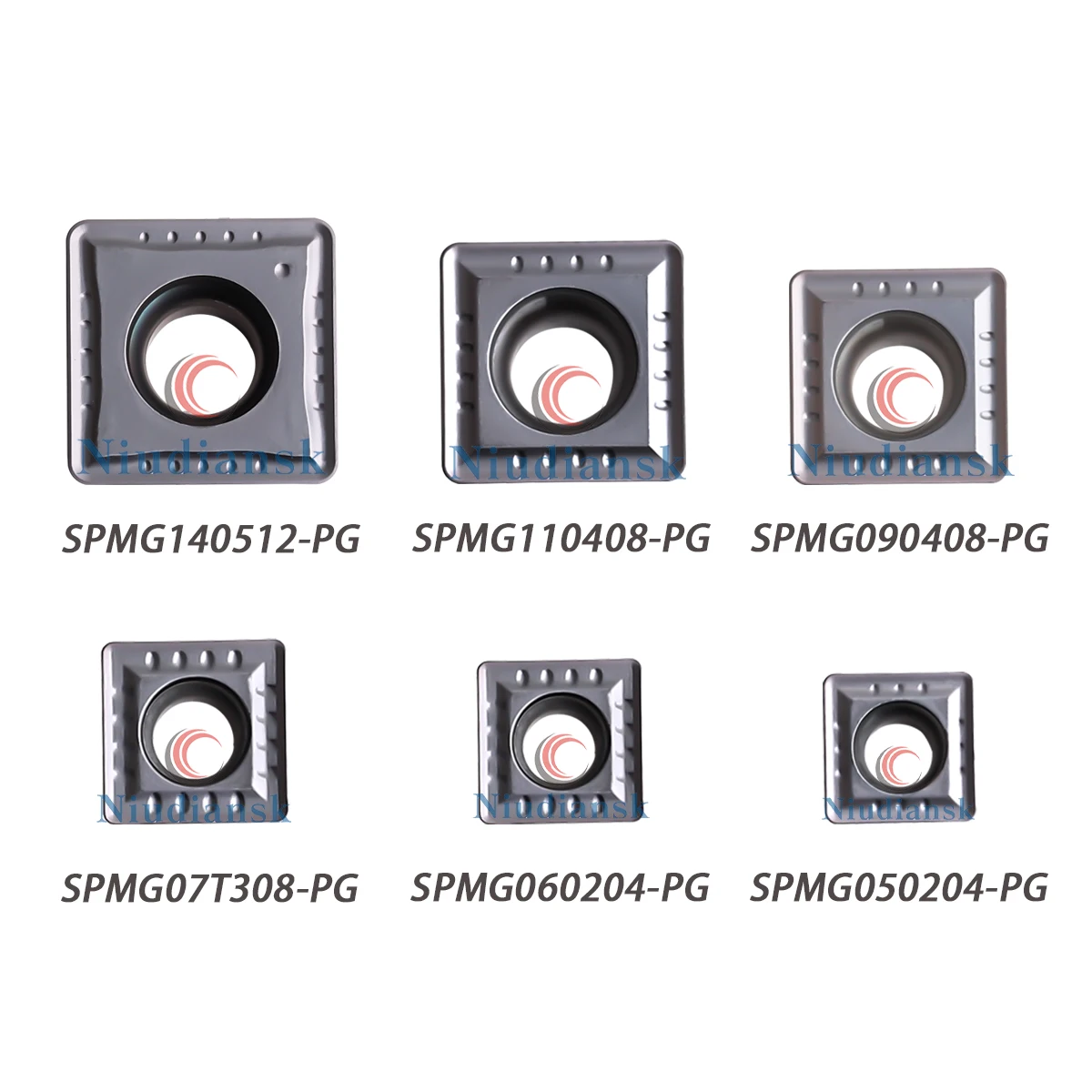 SPMG050204 SPMG060204 SPMG07T308 SPMG090408 PG LF6018S Torno de controle numérico U Broca Inserção de ferramentas de corte de aço inoxidável Parte