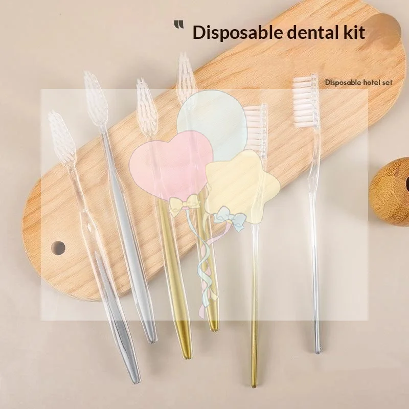 100 Individually Packaged Disposable Travel Toothbrushes, Soft Bristles, Toiletries For Adults And Teenagers