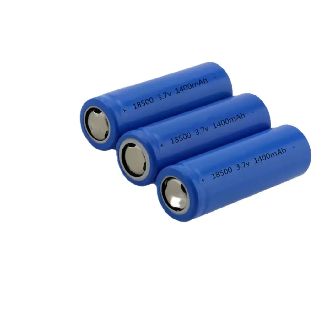 2 sztuk/partia 18500 akumulator 1400 mAh 3,7 V akumulator litowo-jonowy do golarki latarki