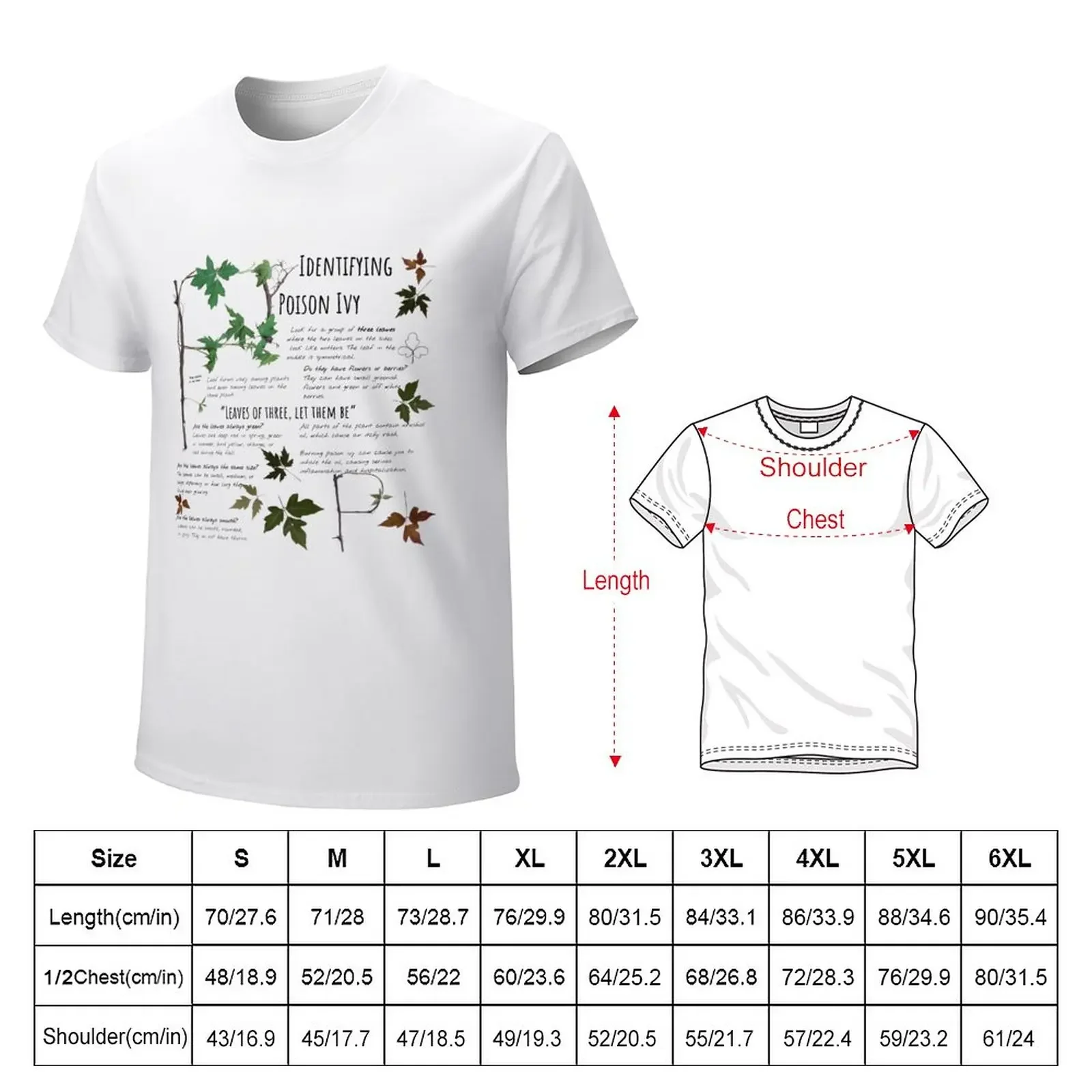 Identify Poison Ivy Plant - Real Poison Ivy - Information about Identifying this itchy plant T-Shirt