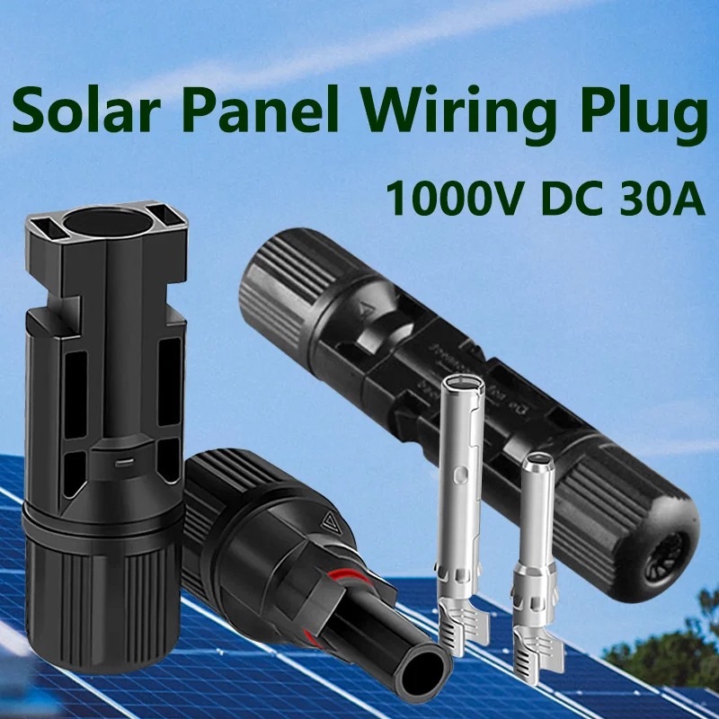 400/200/100/40/20/10Pcs photovoltaic solar connector kit connectors for solar panels PV/MC Cable 2.5/4/6mm² 1000V30A