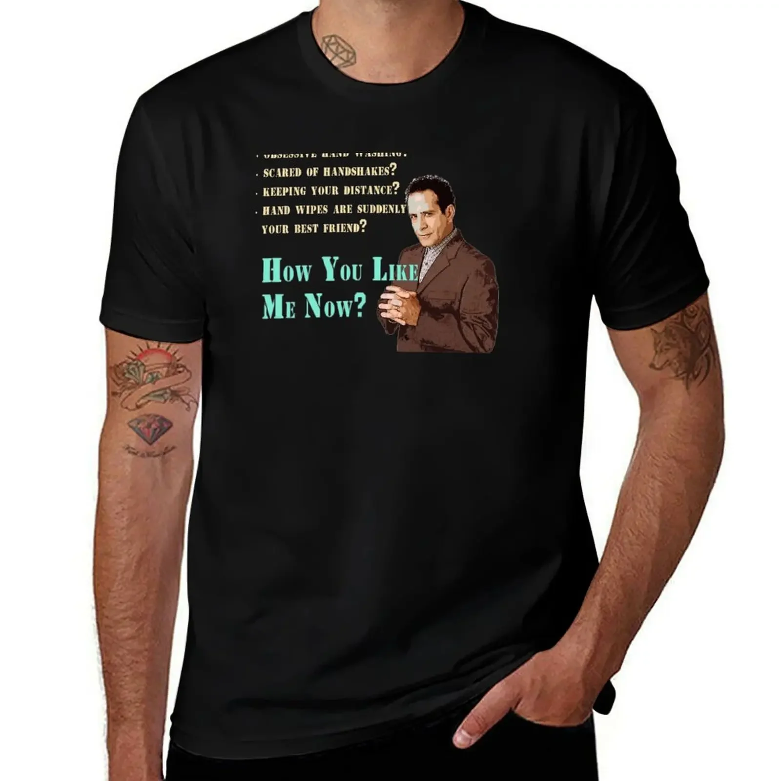 Andrian Monk_How You Like Me Now? T-Shirt blue lock Funny t-shirt T-shirts oversize funny gifts mens shirts graphic tee