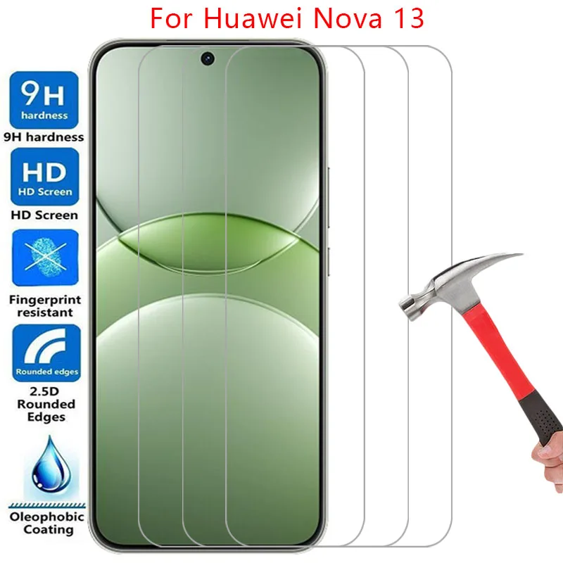 Custodia Per Telefono Per Huawei Nova 13 Vetro Temperato Su Nova13 5G Cover Posteriore 360 Coque Bag Cas Huawey Huwei Hawei Huawi Huawe Nov 13Case