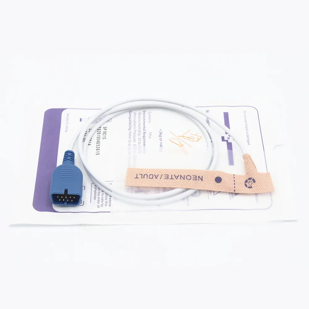 Nihons Kohdens TL-253T Compatible Disposable Spo2 Sensor, Newborn/Adult Tape Disposable Oxygen Sensor