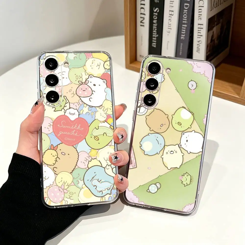 Bestselling Cute Sumikko Gurashi  Phone Case For Samsung Galaxy A71,A70,A51,A40,A30,A52 Transparent Cover