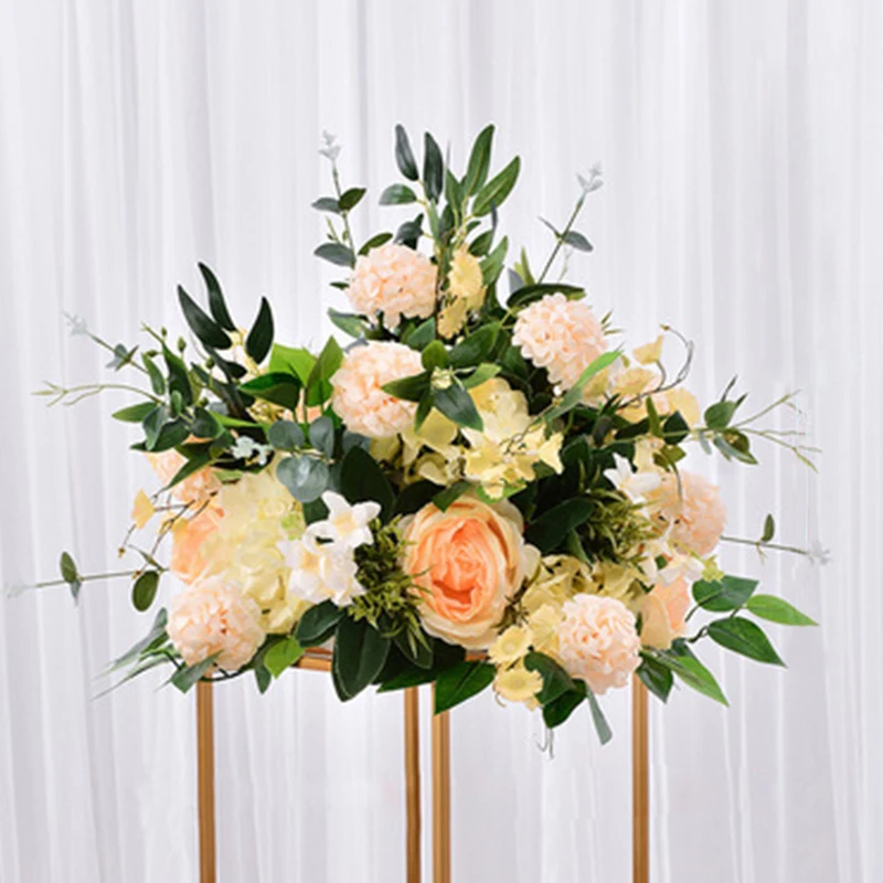 Artificial Flowers For Wedding Decration Road Leading Flower Ball T Stage Decor Arrangement Table Flower Diaplay Window Decor