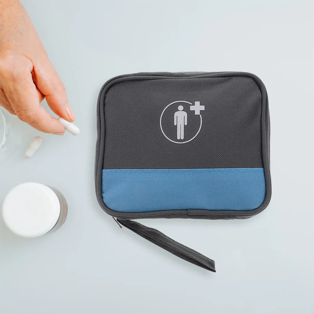 

2Pcs Portable Emergency Organizer Bag Waterproof Large Aid Kit Travel Hiking Camping Home Office Outdoor