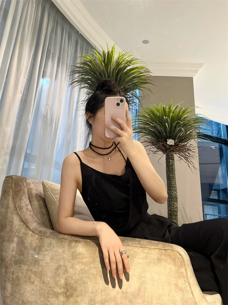 

ICBB Icybabe High Waist Straight Leg Jumpsuit with Rope Binding Design Slimming Long Pants Summer Women's Faion Commute