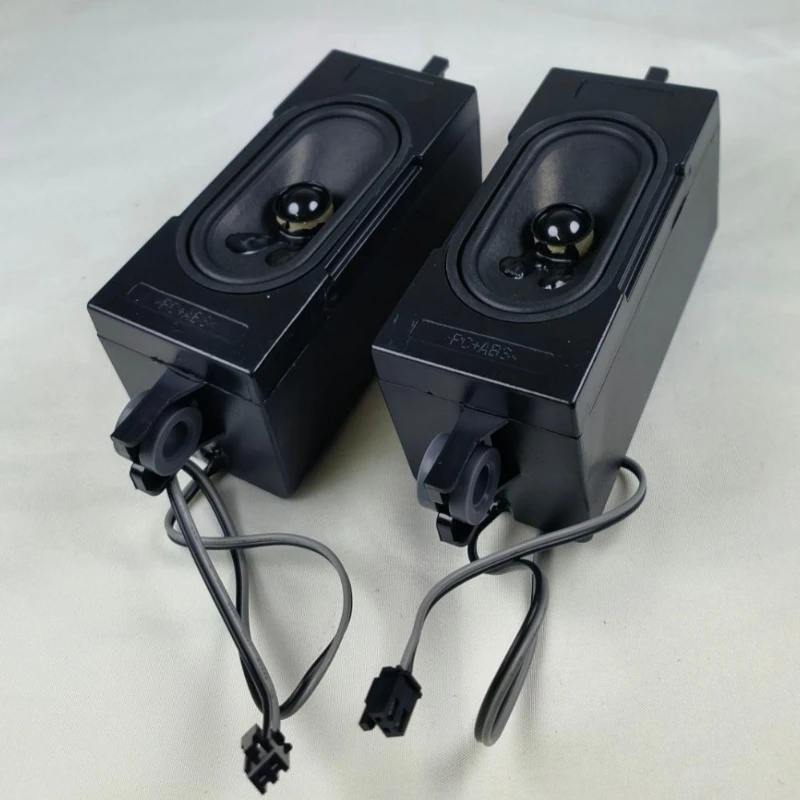 SOTAMIA 2Pcs Runway Shaped Speaker 6 Ohm 12W Full Range Passive Speaker Plastic Rectangular Box Loudspeaker for Power Amplifier