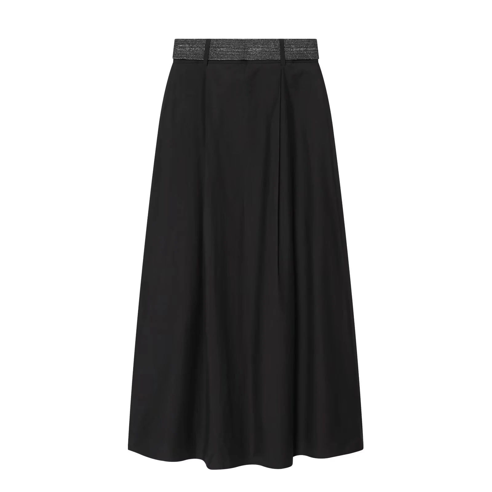 European and American style 2026 spring/summer new product women's high waisted belt layered decorative skirt