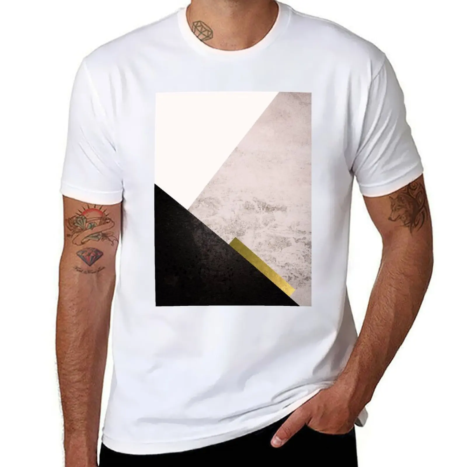 

Geometric Minimalism T-Shirt t shirt for man 100 percent cotton man t shirt luxury T-Shirt