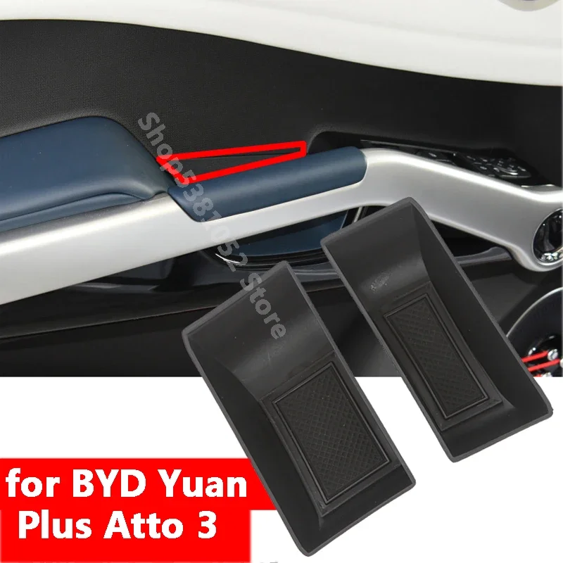 

Car ABS Door Handrail Storage Box for BYD Yuan Plus Atto 3 2021 2022 2023 Multifunctional Box Accessories