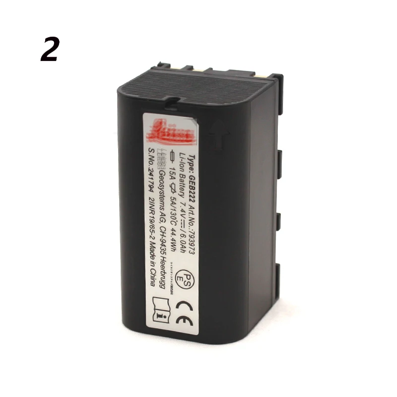 2Pcs 3Pcs 4Pcs 5Pcs 6Pcs Battery GEB222 For Leic TS11/15/16 TPS1200 ATX1200 ATX900 Total Station