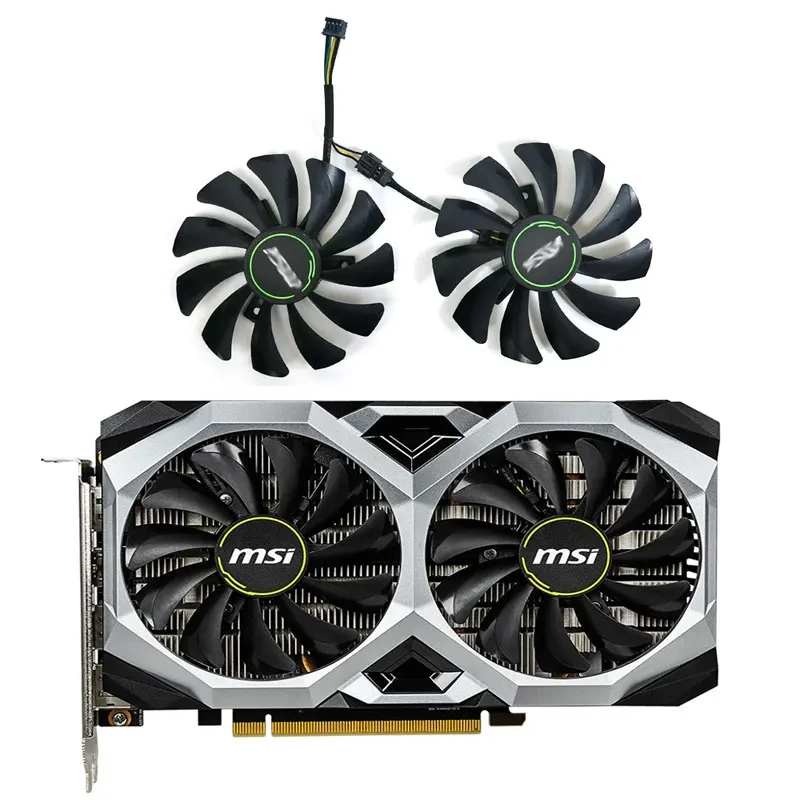 

NEW 85MM HA9010H12F-Z GTX 1660 VENTUS GPU fan, suitable for GeForce GTX 16601660TI, RTX 2060 VENTUS graphics card fans