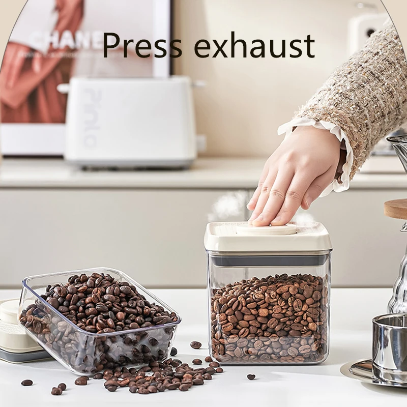 Coffee Bean Sealed Can Press Extraction Sealed Container Airtight Containers For Food Food Grade Healthy Material