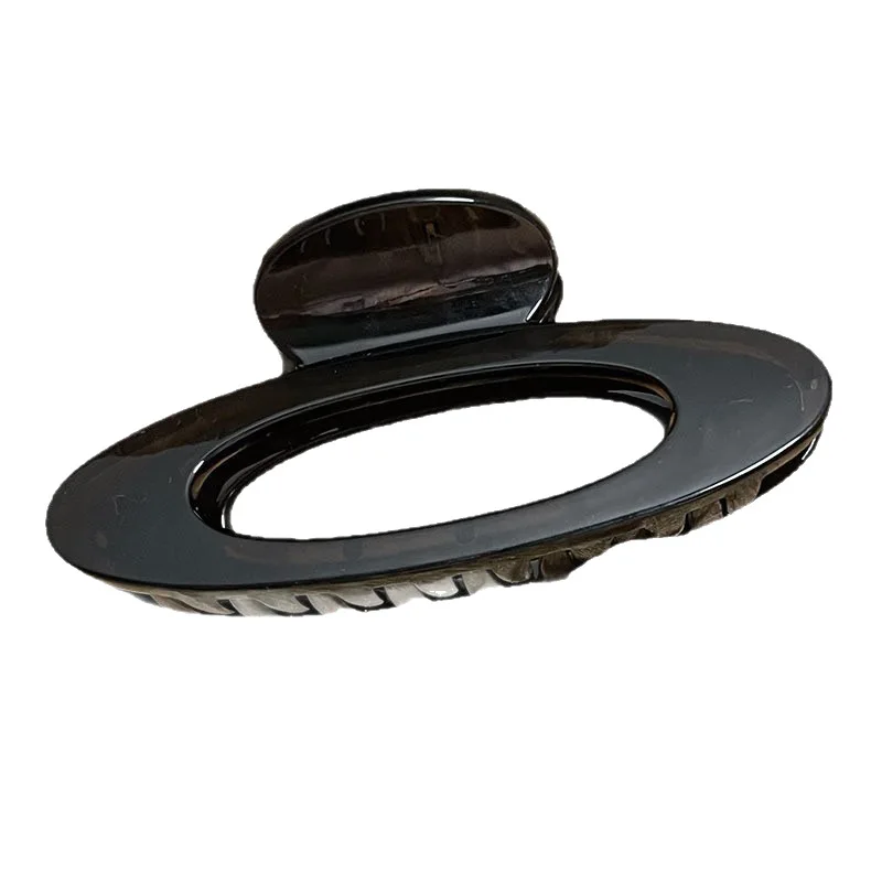 1/2PCS Hollow Hair Claw Clip Set Green & Black Acrylic Shark Clips Minimalist Fashion Hair Accessories for Women view 5