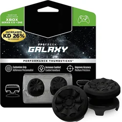 Tapas de agarre de pulgar de silicona para controlador de Xbox Series X/S, tapas de palo analógico, Freek Galaxy Performance, nuevo, 2 piezas