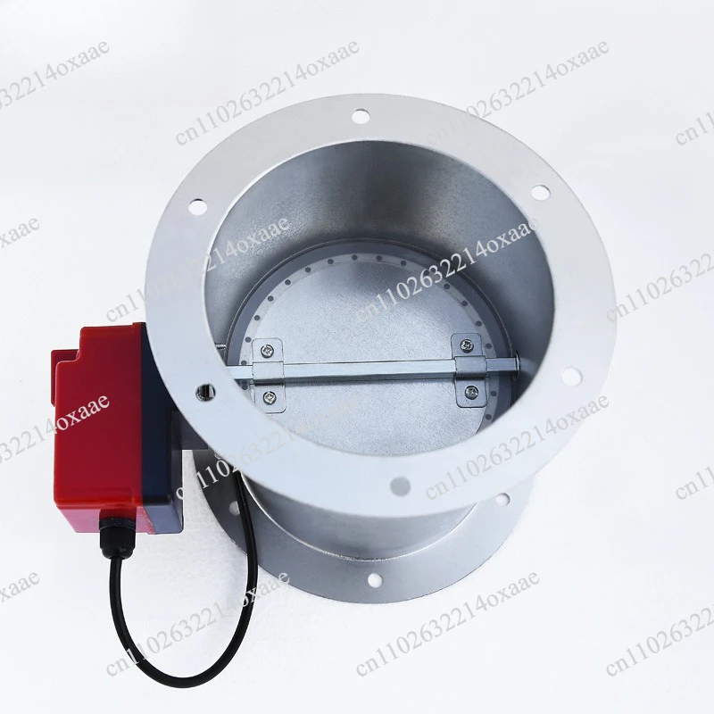 Double Flange Galvanized Fail-Close Electric Damper, Silicone Sealed 2-Wire Air Tight Valve