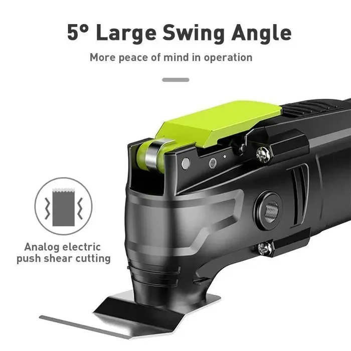 500W FOCSE Oscillating Tool Kit, 6 Variable-Speeds with 27-Piece Accessory Set with carrying Bag