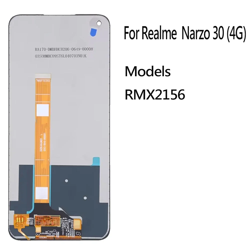 IPS For Realme 6 6S 7 4G LCD Display Touch Screen Assembly Digitizer Replacement Parts For Realme Narzo 20 Pro Narzo 30 4G LCD