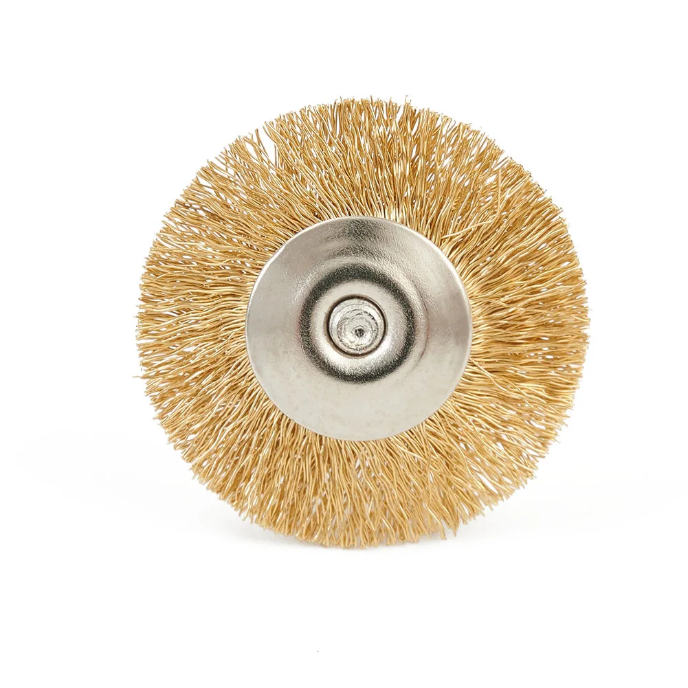 

Wire Copper Wire Brushs Wheel 20PCS 3.175*25mm Accessory Brass Brushes Fittings For Grinder Polishing Brand New