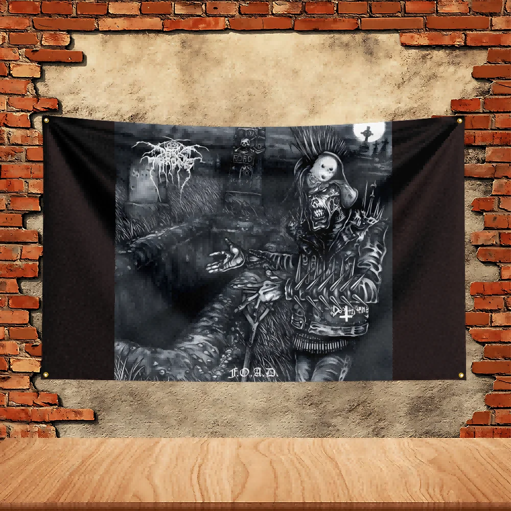 90X150ft Darkthrone Band Party Flag Polyester Printed Flag Banner Tapestry for Garden Garage Decoration Concert Flag