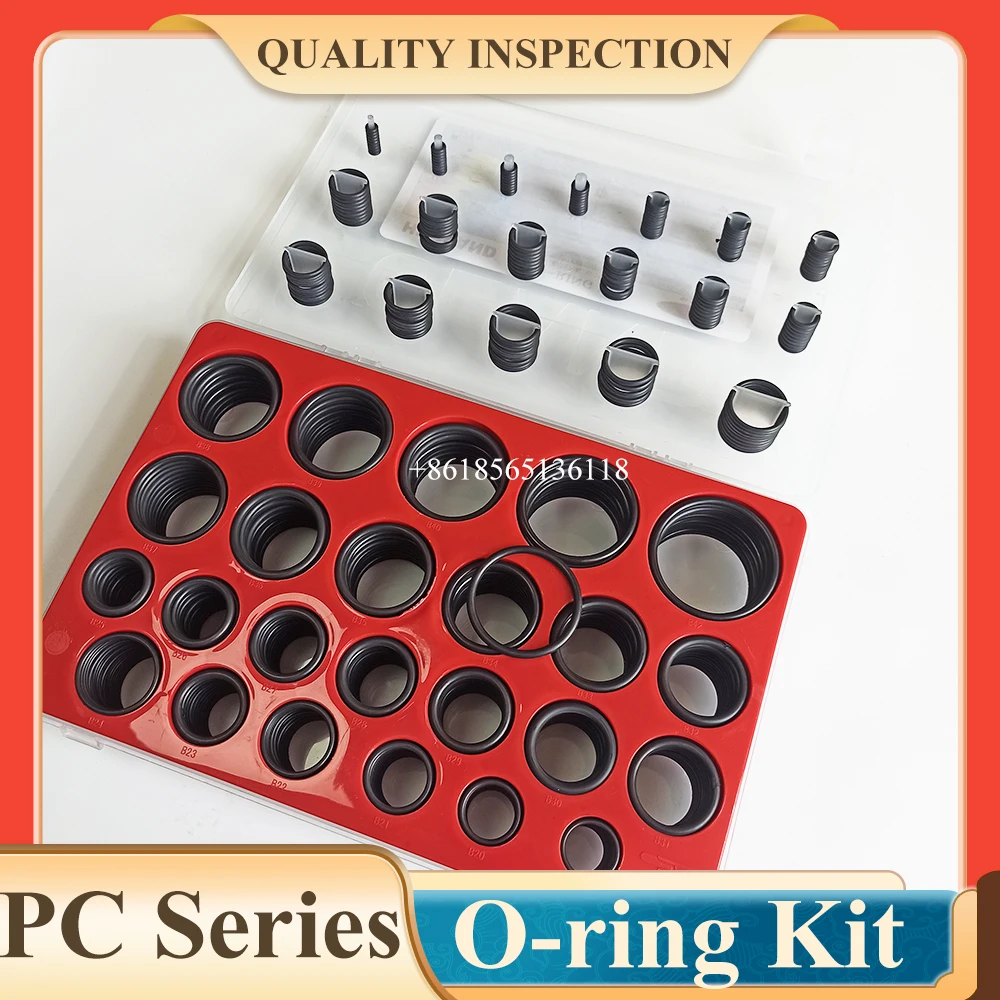 Excavator PC O-ring Kit Box For Komatsu Series PC60 PC120 PC200 PC220 PC300 PC360 NBR O-Ring Kit O Ring Box 656 PCS