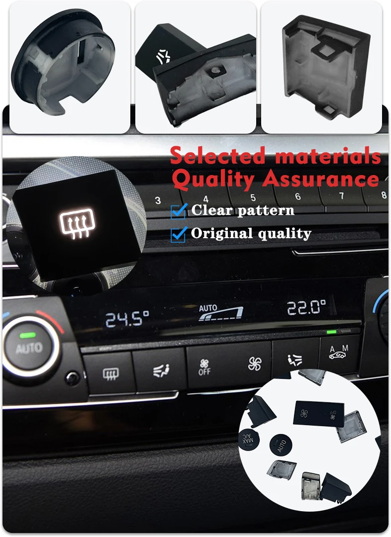 Armaturenbrett Klimaanlage AC Temperatur Control Taste Für BMW 1 2 3 4 F Serie F20 F21 F22 F23 F30 F31 F35 F34 F36 F45 F46 – Detail 4
