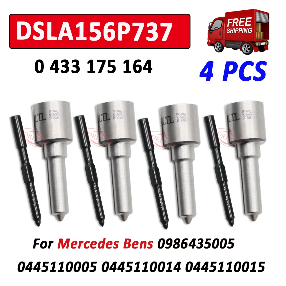 DSLA156P737 Diesel Fuel Injector 0445110005 0445110014 0445110015 Nozzle DSLA 156 P 737 FOR MERCEDES-BENZ 6680700687 6680700287