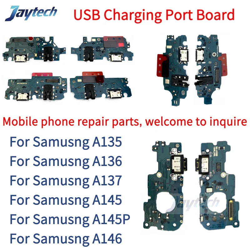 

USB Charging Board Flex Cable For Samsung A135 A136 A137 A145 A145P A146 A146P A225 A226 A235 A236 A325 A336 A546 A54 4G