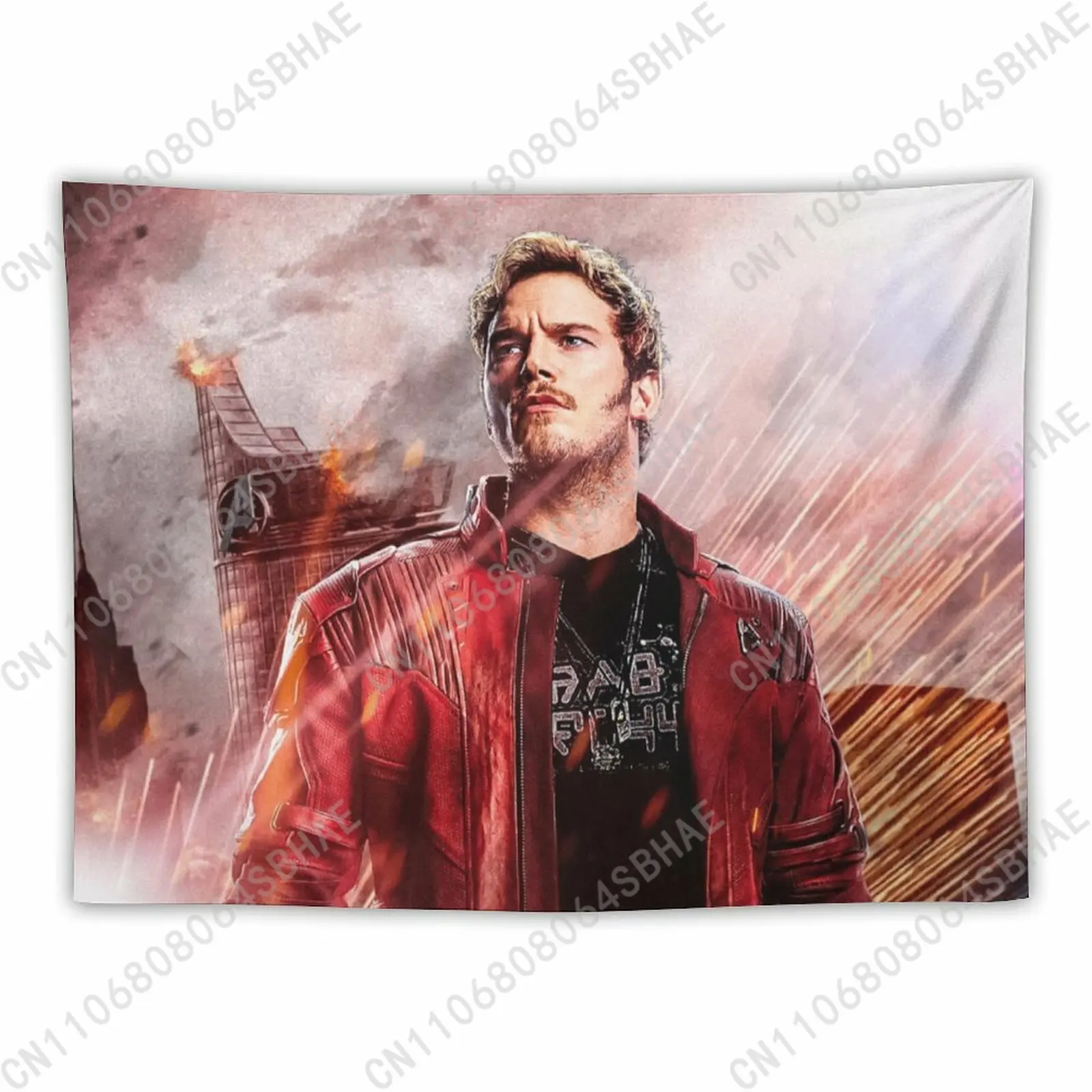 

Marvel Star Lord Custom Photo Wall Tapestry Personalized Blanket Wall Hanging Bedroom Living Room Birthday Gift Cosplay