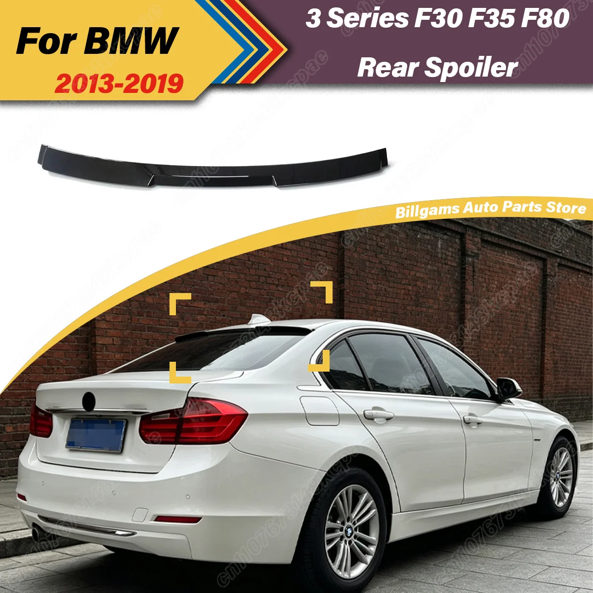 For BMW 3 Series F30 F35 F80 2013 2014 2015 2016 2017 2018 2019 Car Rear Bumper Spoiler Automobile Blade Tail Wing Body Kit