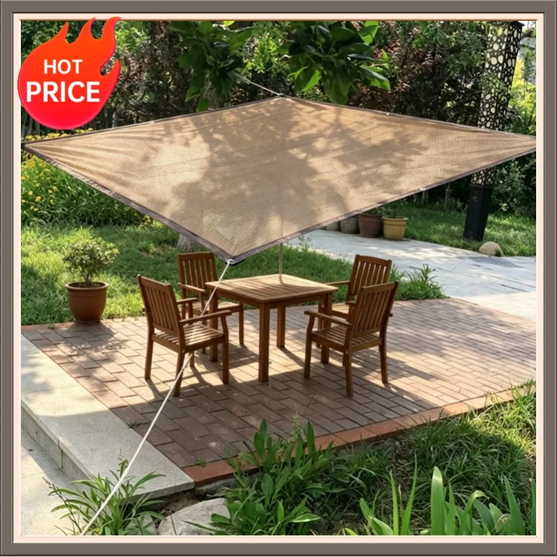 4x3m Shade Sail UV Protection Sun Shade Mesh Awning Tent for Outdoor Camping Car Beach Privacy Sunscreen Membrane
