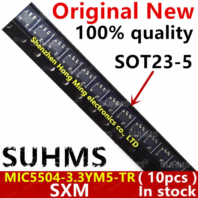 (10 peças) 100% novo chipset MIC5504-3.3YM5-TR sxm sot23-5