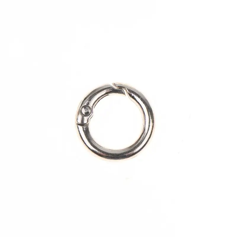 10 Stück 20/24/26/30MM Metall-Federverschlüsse Karabinerhaken Handtaschenverschluss Zinklegierung Schlüsselring Schnappverschluss O-Ring Campingverschluss – Detail 14