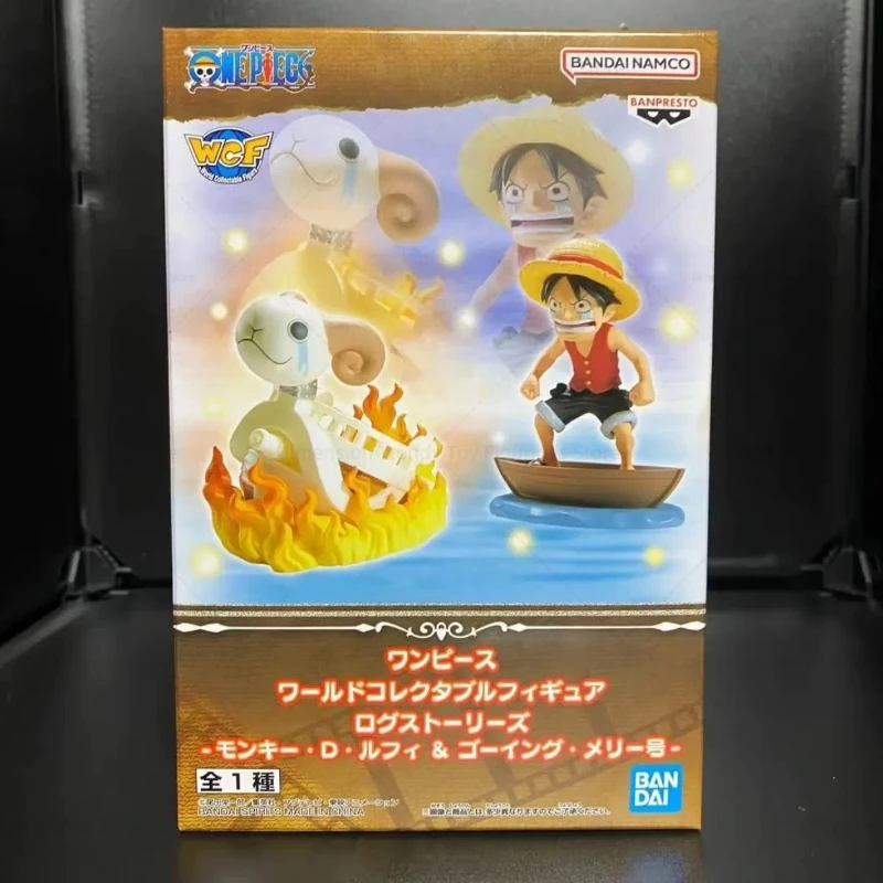 En Stock Bandai Banpresto figuras de Anime de una pieza WCF Going Merry Monkey D Luffy PVC modelo de figuras de acción juguetes DT