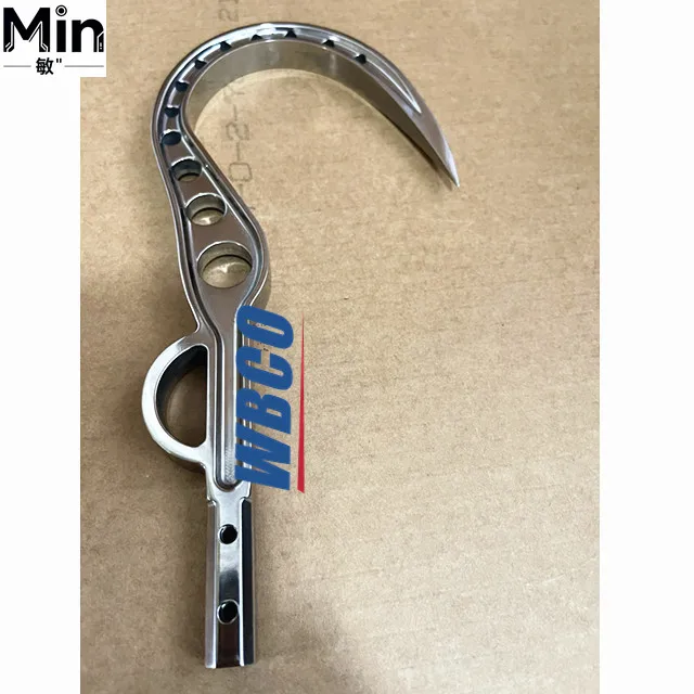 New Design High Strength Titanium Fishing Hook Deep Sea Saltwater Fly Fishing Hook for Angler