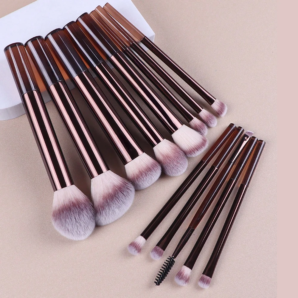 13PCS Make-Up Pinsel Set Foundation Concealer Pulver Lidschatten Rouge Pinsel Kabuki Blending Kosmetische Schönheit Werkzeug für Gesicht