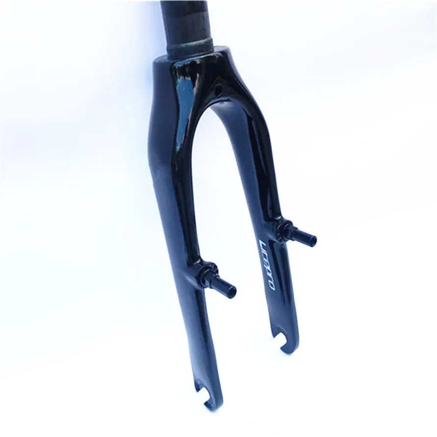 Litepro Folding Bicycle 14 Inch Fork 74MM Carbon Fibre Front Fork For K3 Dahon Fnhon Bike