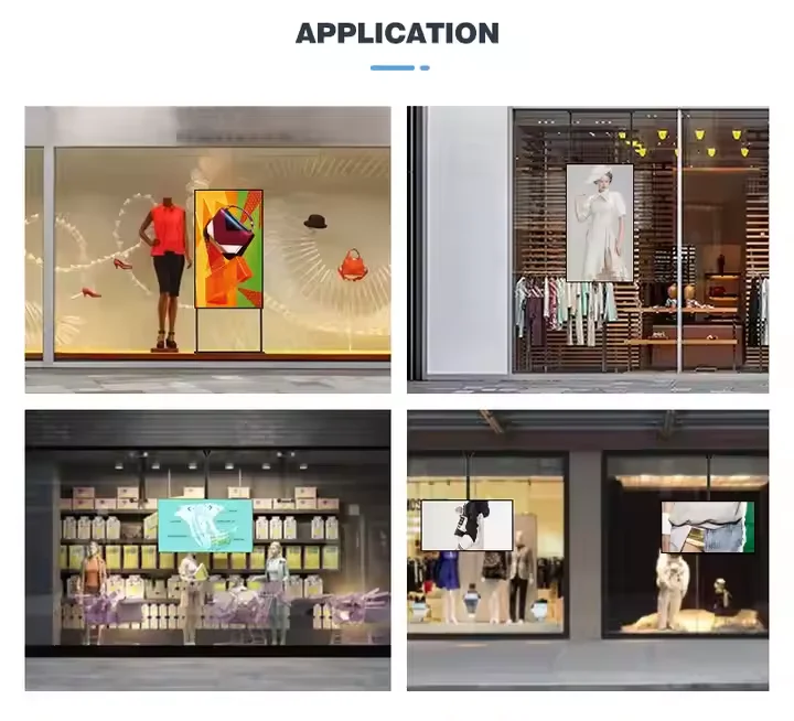 43inch Shop Window Advertising Hanging Lcd Advertising Equipment Machine Digital Signage Screens Window Screens view 6