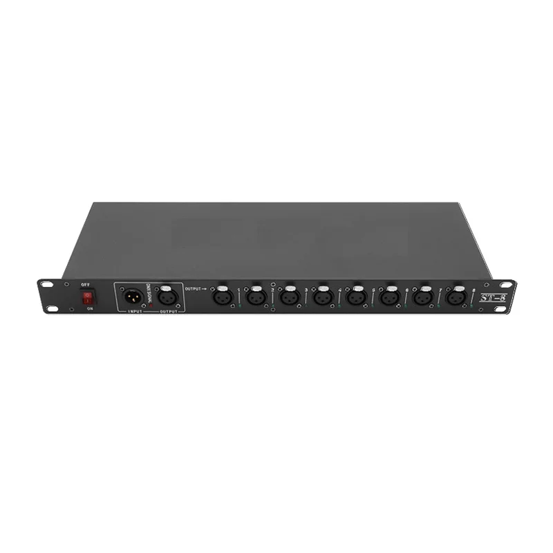 melhor qualidade dmx amplificador de sinal de luz de palco dmx512 divisor way dmx distribuidor para equipamentos de palco 01