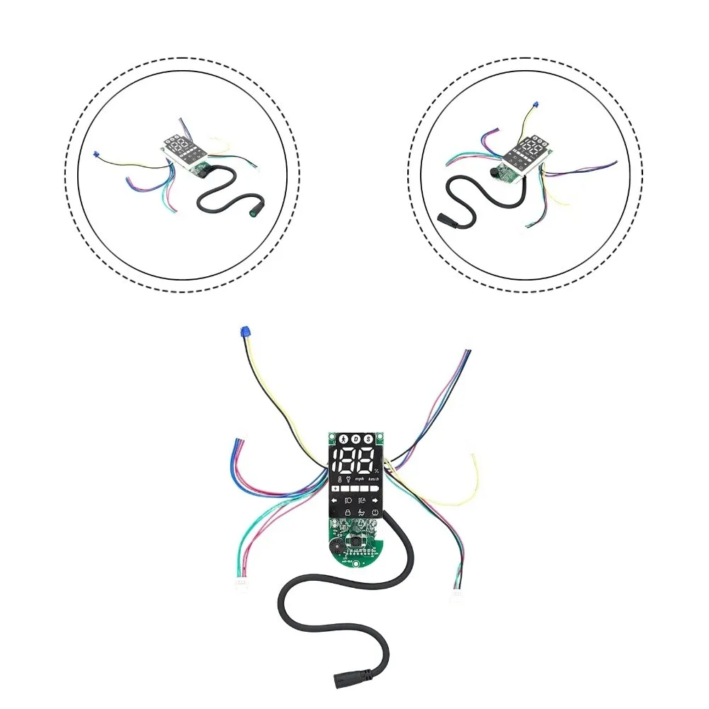 

LCD Circuit Board Assembly Replacement for Xiaomi Electric Scooter 5 with Integrated Wireless Communication for Dashboard Use
