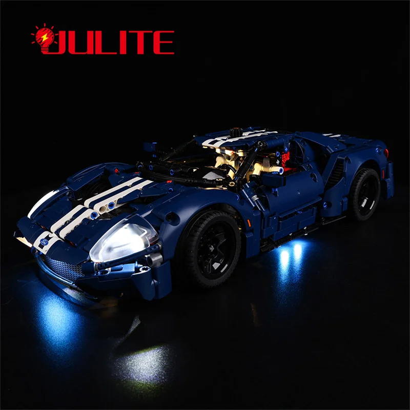 Led Lighting For Building Blocks 42154 Technic Speed Champions Ford GT Car (NOT Include the Model) LED Kit Toys