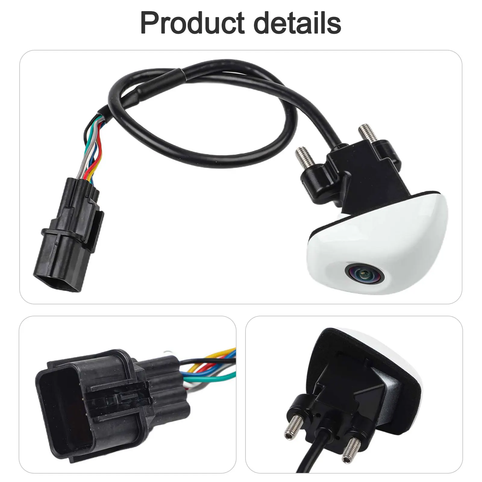 

95760-C8001 /White /Car /Reversing Camera Rear View Backup For Hyundai I20 12V /Parking /Assistance /System /ABS /Metal