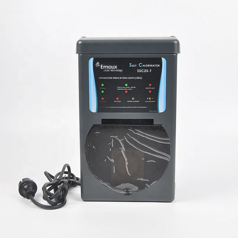 플라스틱 재질 수영장 물 처리 장비 소독 소금 전기분해기