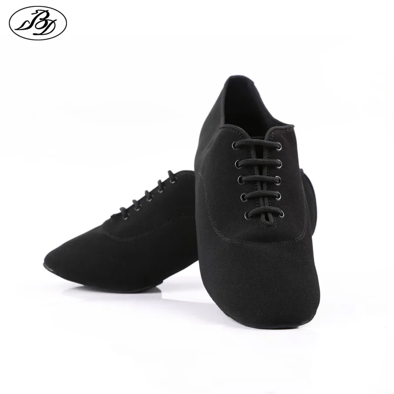 Gorąca sprzedaż BD mężczyźni Latin Dance buty płótno podzielona podeszwa Sneaker profesjonalne buty do tańca BD417 Ballroom buty treningowe