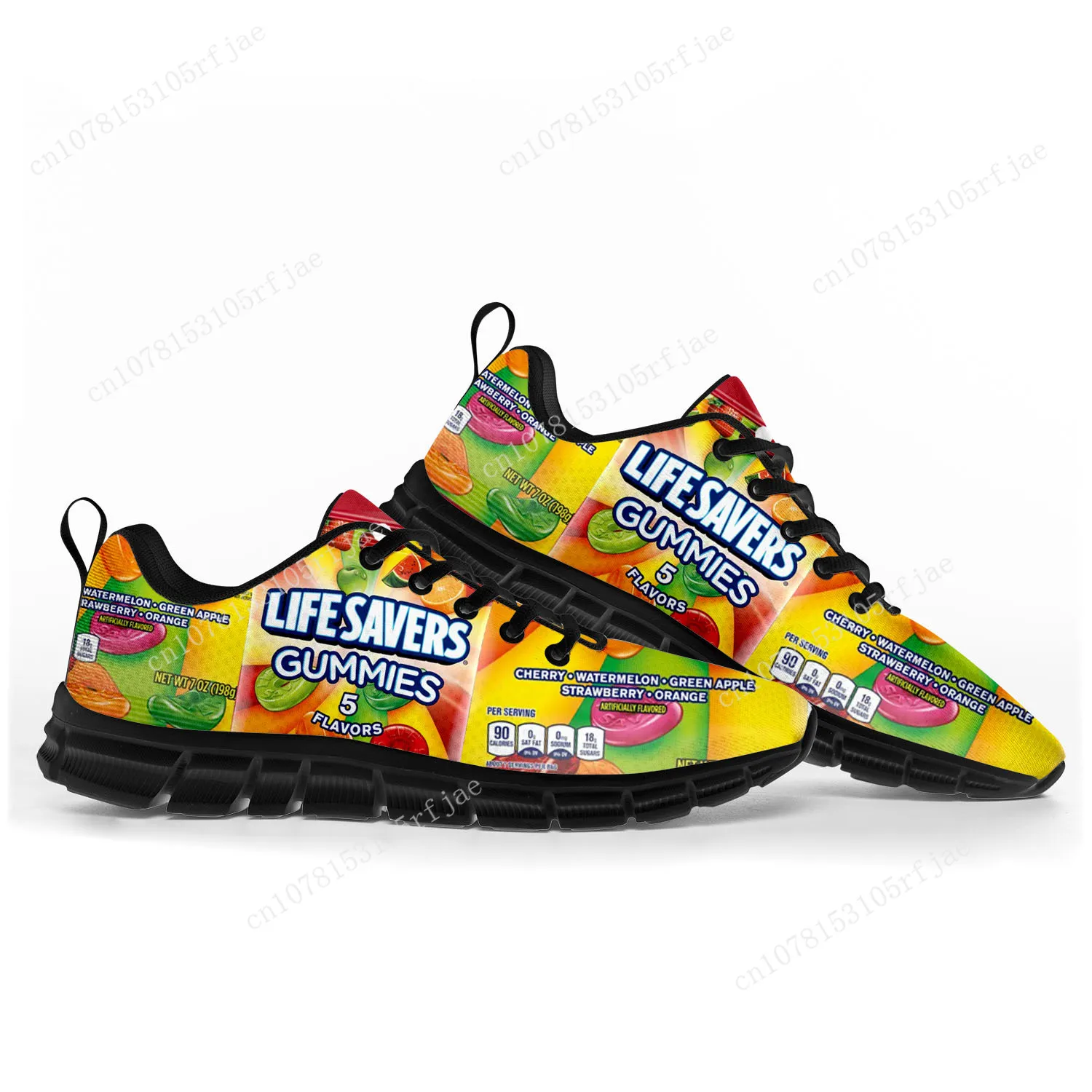 Chaussures de sport drôles Candy Food Snack pour hommes et femmes, baskets personnalisées pour adolescents, chaussures sur mesure pour enfants, chaussures de couple de haute qualité