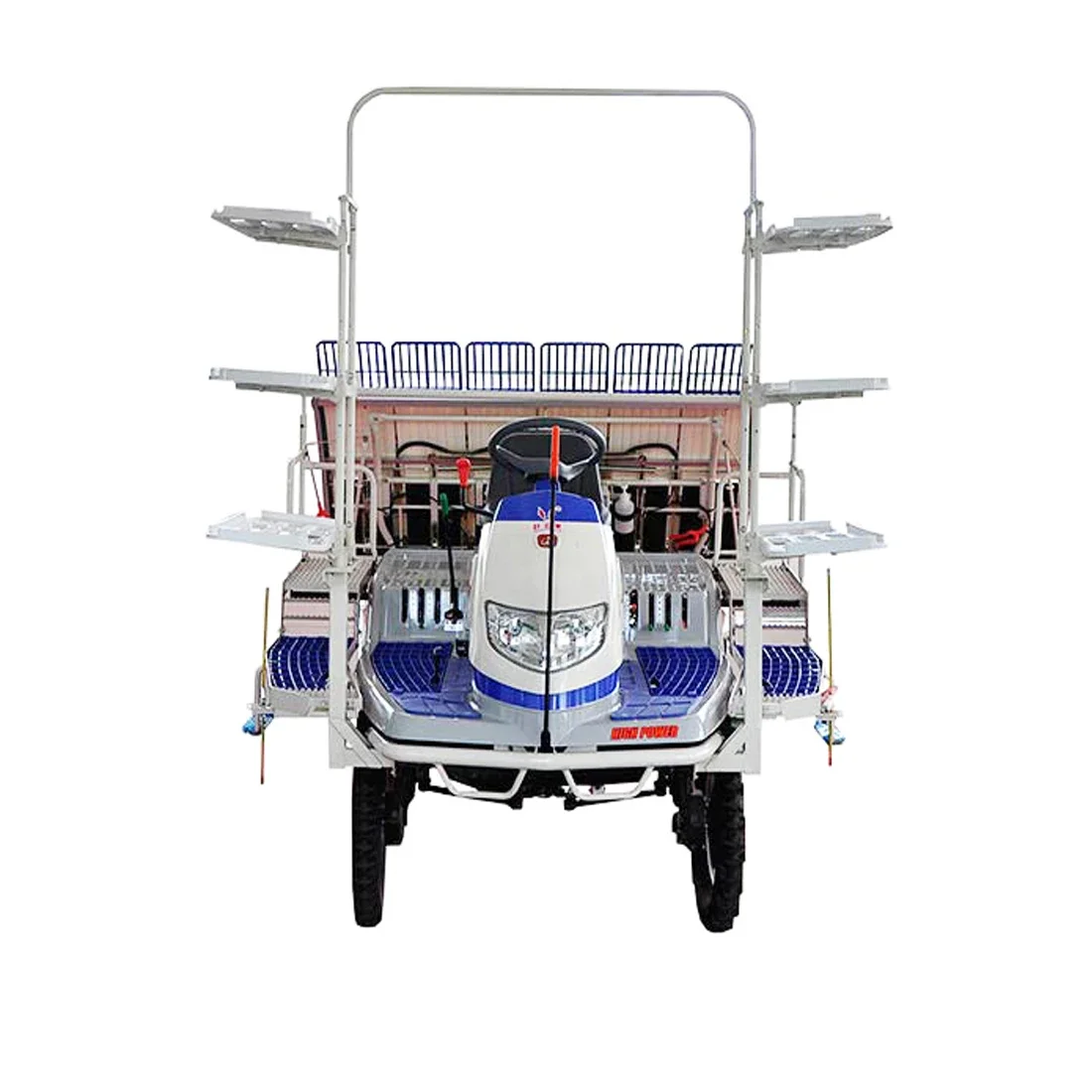 Rice transplanter six row automatic high speed rice planting machine agricultural machinery Daquan paddy field throwing machine