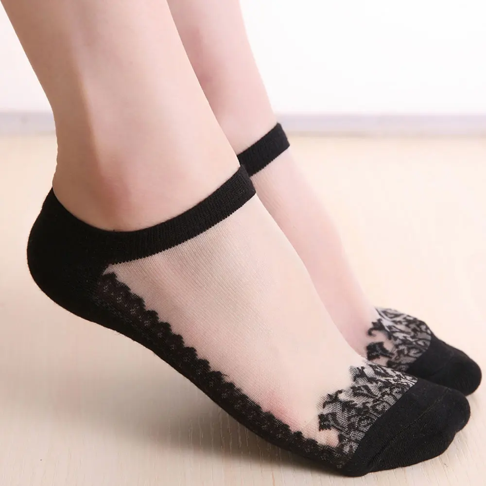 Short Socks Invisible Fashionable Invisible Lace Socks For Shoes Breathable Fashionable Socks Durable Ankle Socks Lace Socks